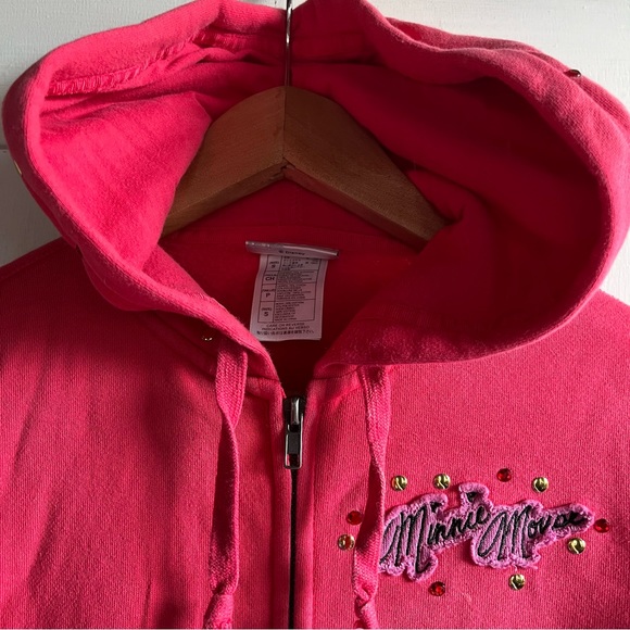 Disney Minnie Mouse Zipper-Up Sweatshirt - Picture 2 of 9